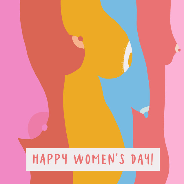 Colourful Breasts International Women’s Day Card Season_International Women’s Day