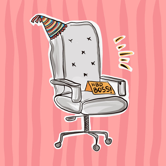 Happy Birthday Boss Office Chair