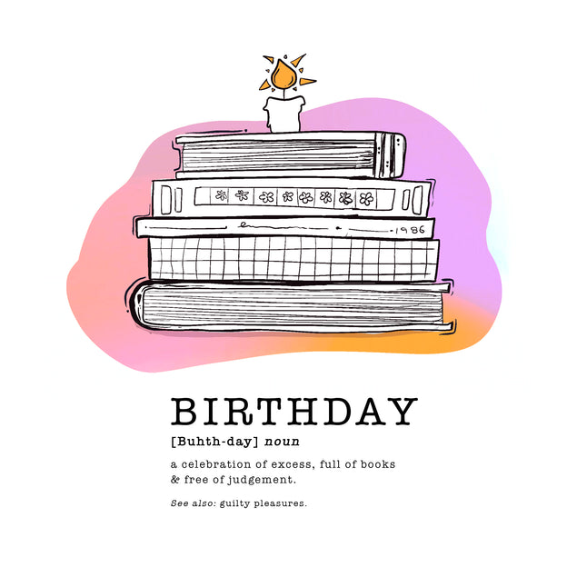 A Day Full Of Books Happy Birthday Theme_Book