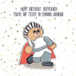 Teddy In Shining Armour Happy Birthday Boyfriend Recipient_For Boyfriend