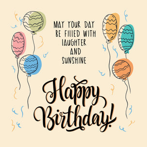 Happy Birthday Laughter And Sunshine