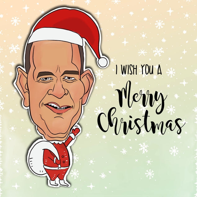 Caricature Merry Christmas Card Seo_Caricature