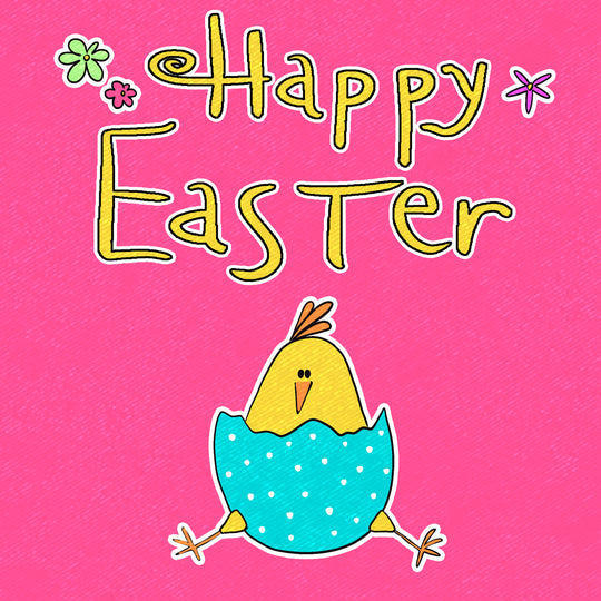 Funny Chick Easter Card