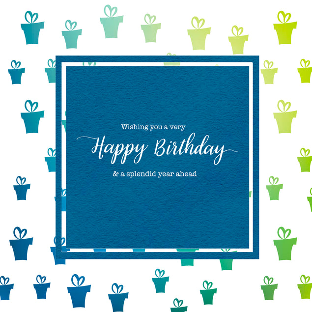 Happy Birthday Wishing Splendid Year Ahead Corporate