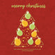 Merry Christmas Small Christmas Tree With Colourful Baubles Card