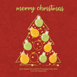 Merry Christmas Small Christmas Tree With Colourful Baubles Card Season_Christmas Seo_For Corporate