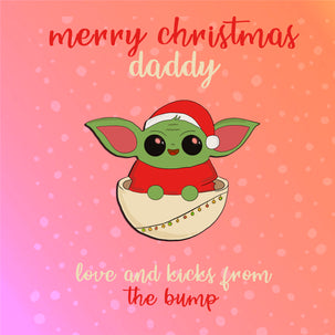 Merry Christmas Daddy Love And Kicks From The Bump Recipient_For Dad Seo_From Bump