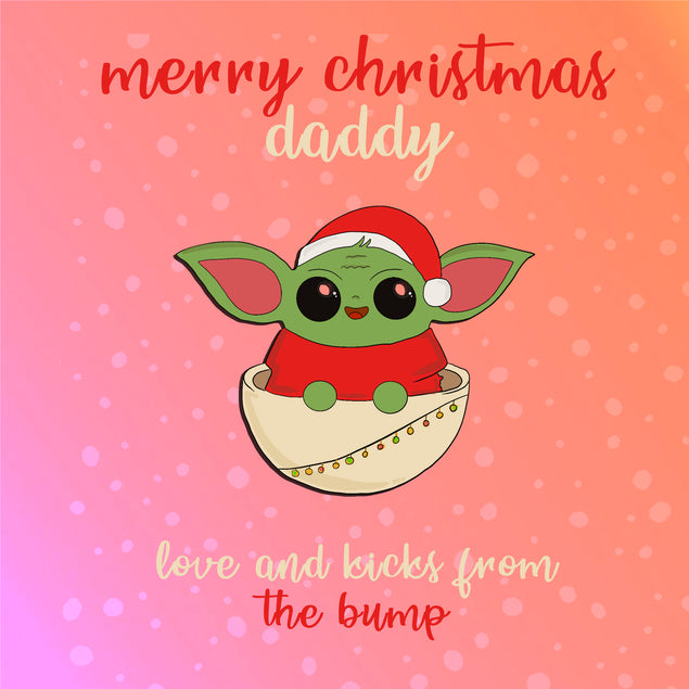 Merry Christmas Daddy Love And Kicks From The Bump Recipient_For Dad Seo_From Bump