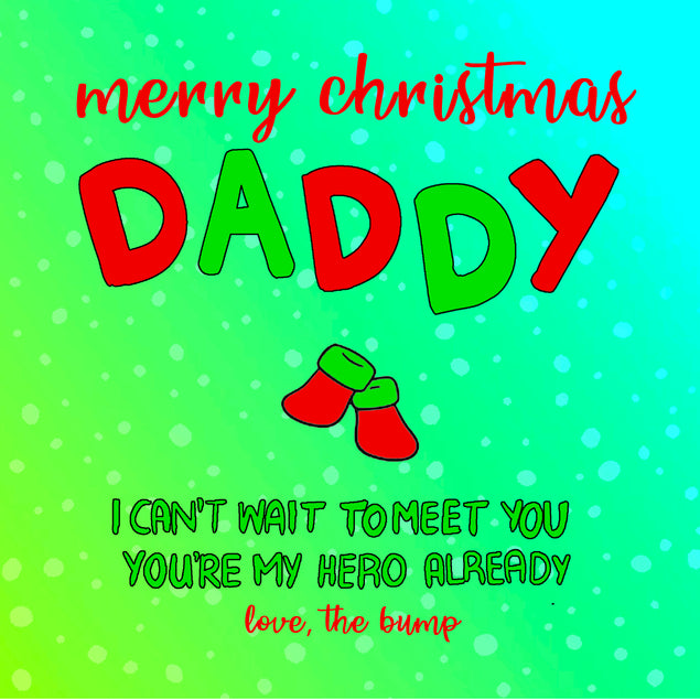 Merry Christmas Daddy You Are My Hero Already Recipient_For Dad Seo_From Bump