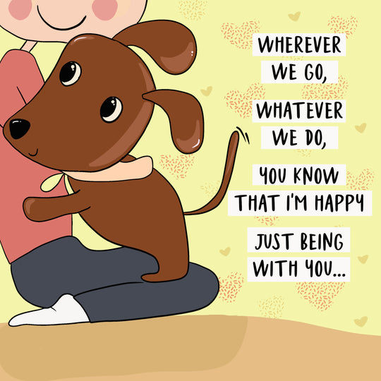 Happy Mother's Day Happy Just Being With You Card