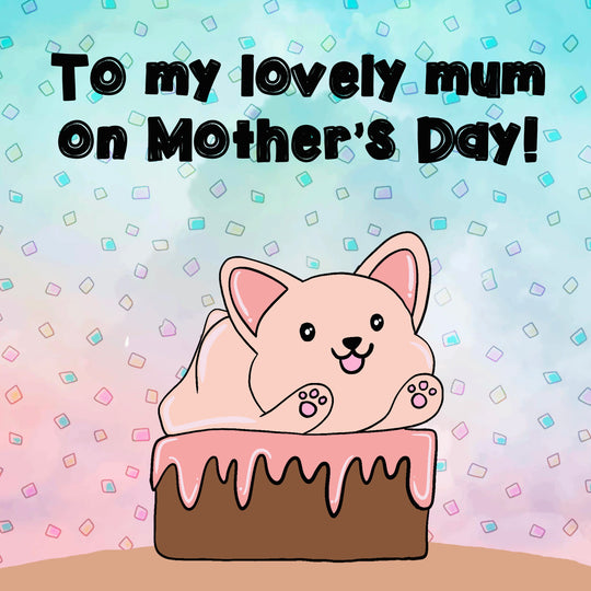 Happy Mother's Day Mum Cute Dog Card