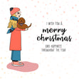Dog Walker Wish You A Merry Christmas Card Seo_For Dog walker