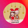 Merry First Christmas Happy Couple Card Season_Christmas Seo_First Seo_For Just Married