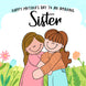 Happy Mother's Day Sister Cute Girls Hugging Card
