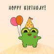 Cute Little Frog Happy Birthday Theme_Frog 