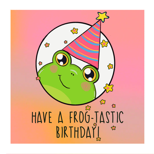 Have A Frogtastic Birthday Card