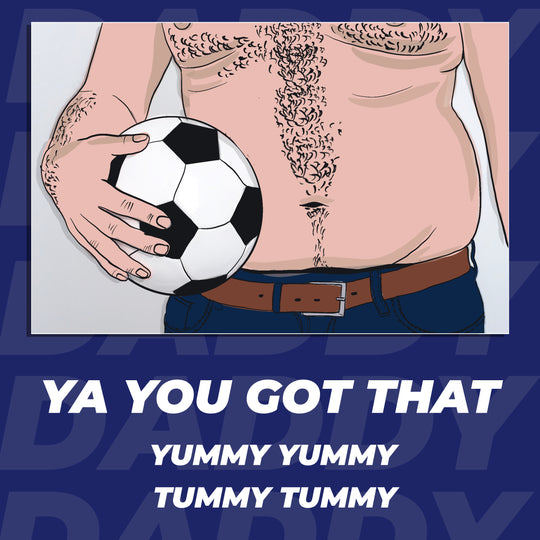 Happy Birthday Hairy Tummy And A Football