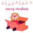 Funny Cardboard Car Merry Christmas Card Style_Funny Seo_For Fiance