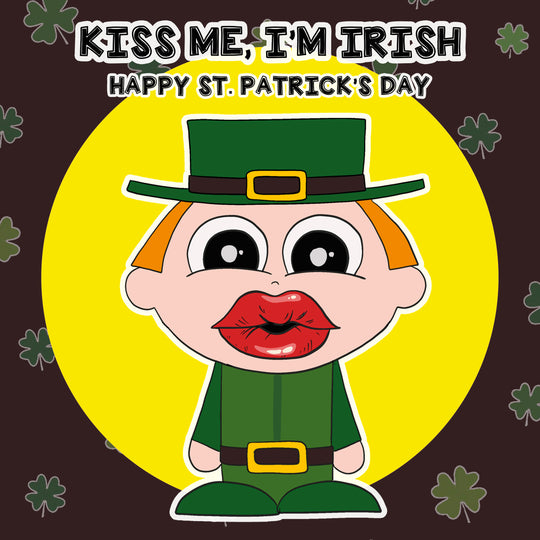 Kiss Me, I'm Irish St. Patrick's Day Card