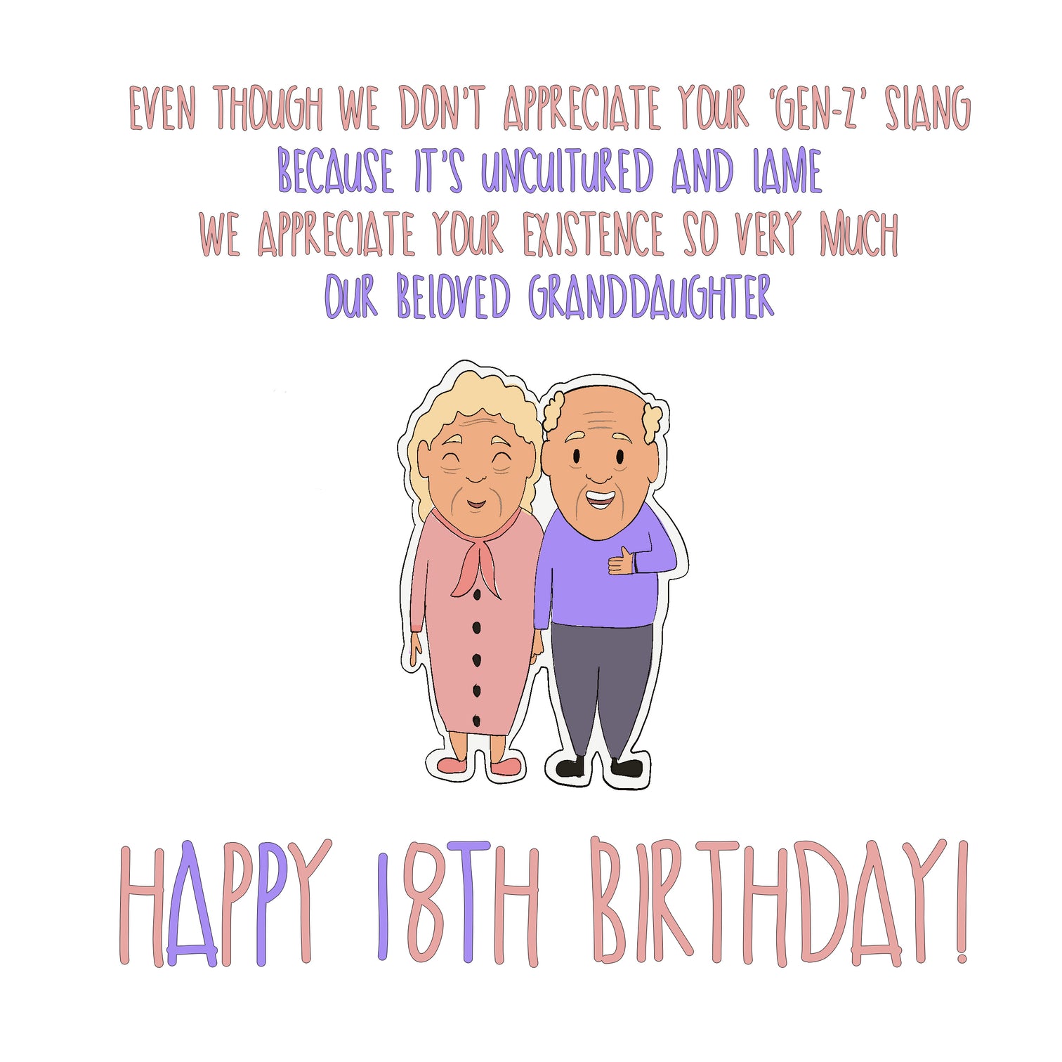 Granddaughter 18th Birthday Cards | Boomf