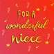 For A Wonderful Niece Christmas Card