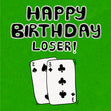 Poker Happy Birthday Loser Card Seo_Poker
