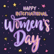 Stars Happy International Women's Day Card Season_International Women’s Day, greeting_card