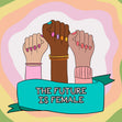 The Future Is Female Happy Women's Day Card Season_International Women’s Day, greeting_card