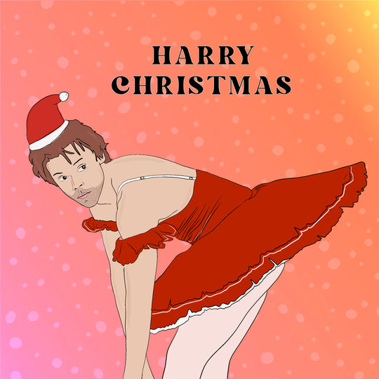 Harry Christmas Harry Styles Ballerina Card