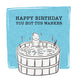 Hot Tub Lover Happy Birthday Card