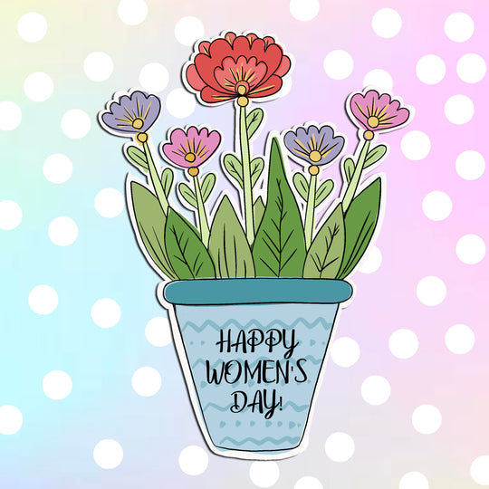 Beautiful Flowers International Women?s Day Card