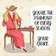 You're The Diamond Of Every Season International Women’s Day Card Season_International Women’s Day, Style_Vintage