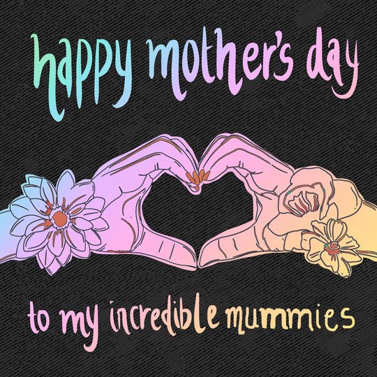 Happy Mother's Day To My Incredible Mummies Card