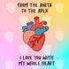 I Love You With My Whole Heart Medical Valentine's Day Card
