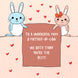To A Wonderful Mom And Mother-in-law Cute Bunnies Mother's Day Card