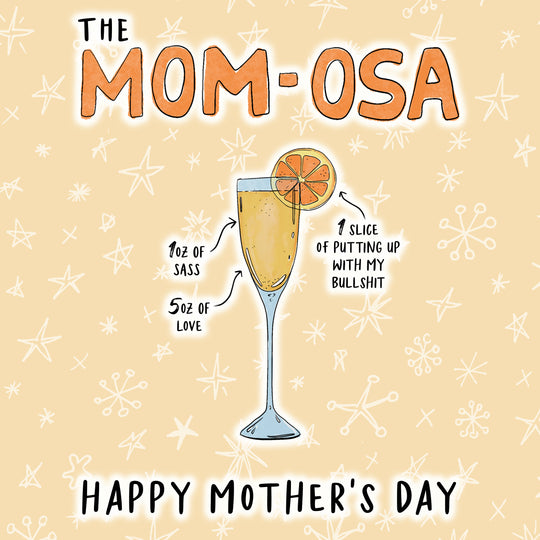 Happy Mother's Day Mom-osa Card