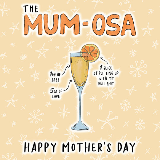 Happy Mother's Day Mum-osa Card
