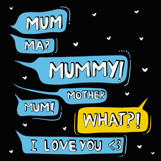 Happy Mother's Day Mum Mother Ma Card