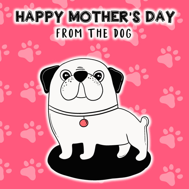 Happy Mother's Day From The Dog Red Card Season_Mother’s Day, Seo_From The Pet