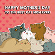 Happy Mother's Day Best Cat Mom Ever Card Season_Mother’s Day, Seo_From The Pet