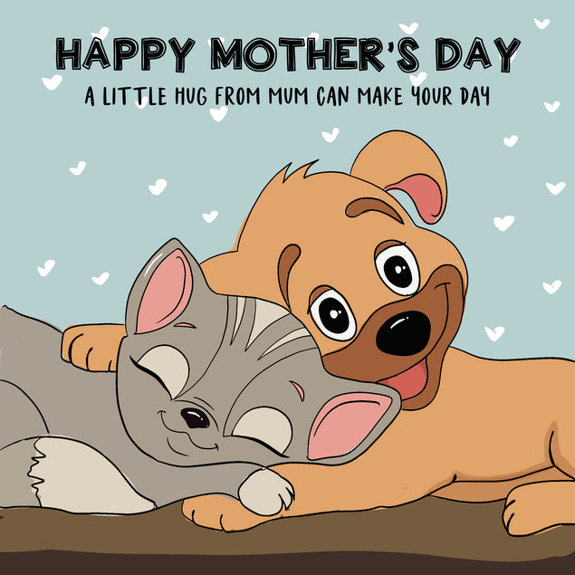 Happy Mother's Day A Little Hug From Mum Can Make Your Day Card Season_Mother’s Day, Seo_From The Pet