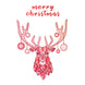 Merry Christmas Majestic Red Stag Card