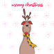Merry Christmas Funny Deer Card