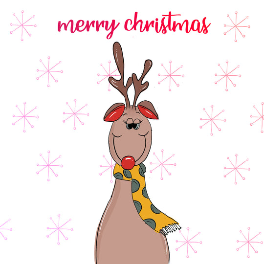 Merry Christmas Funny Deer Card