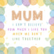 Happy Mother's Day Mum I Like You When We Don't Live Together Card
