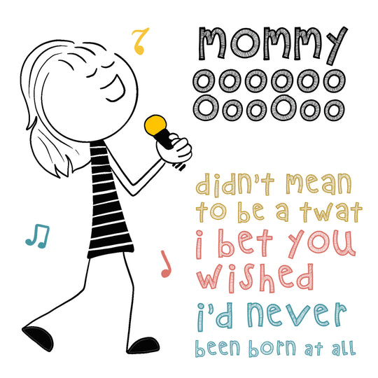 Happy Mother's Day Song For Mommy Card