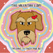 Schnauzer Dog Colourful Valentine's Card