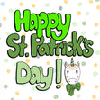 Cute Unicorn St. Patrick's Day Card Season_St. Patrick's Day Recipient_For Kids