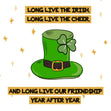 Long Live The Irish Leprechaun Hat St. Patrick's Day Card Season_St. Patrick's Day