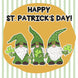 Festive Gnomes St. Patrick's Day Card